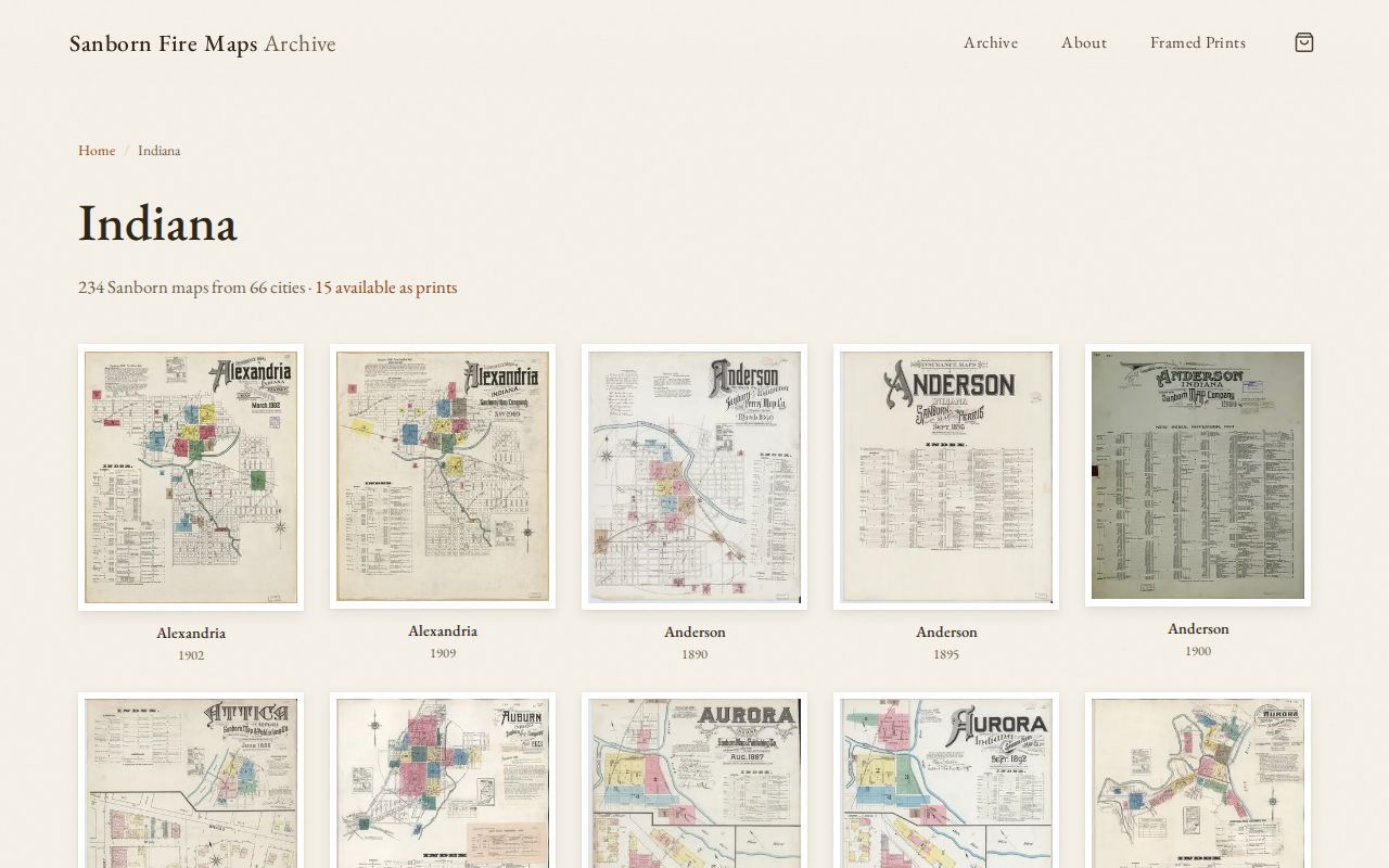 Kokomo street directory Sanborn fire insurance map index